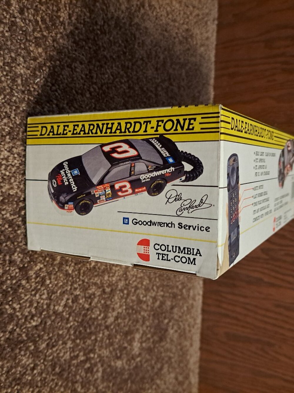 NIB Vintage Dale Earnhardt Sr #3 Goodwrench NASCAR Car Collectible Telephone - Picture 2 of 13